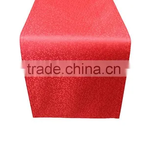 Hot Sale Polyester Jacquard Colored Christmas Table Runner thumbnail-1