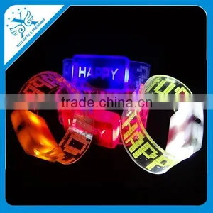 Wholesale Custom Promotional Glow Bracelet thumbnail-1