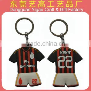 Factory Customized Embossed Soft Pvc t Shirt Keychain thumbnail-3