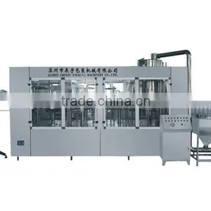 Hot Sale Sterilizing/Washiing/Filling/Capping 4 In 1 Monoblock Pure Water Filling Machine thumbnail-1