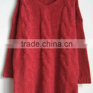 Ladies' Hot Sell Knitted Sweaters thumbnail-1
