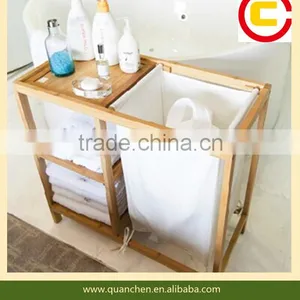 Bamboo Bathroom Storage Shelf thumbnail-1