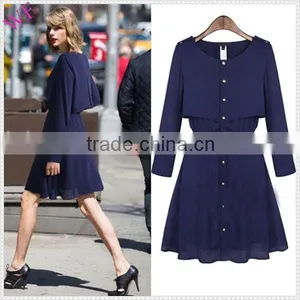 OEM Ladies Dresigner Coat Dress Blouse Dress Coat Dress thumbnail-1