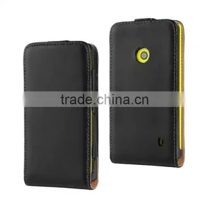 For Nokia 525 Case Cover Luxury Pouch Top Leather Flip Bag thumbnail-2