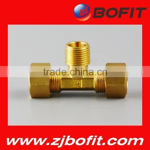 High Quality Brass Compression Male Branch Tee thumbnail-1