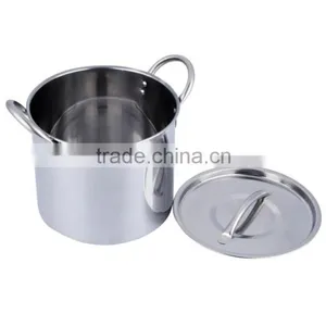 2015 Tall Stainless Commercial Steel Heavy Duty Stock Pots Made in China thumbnail-2
