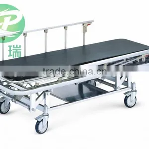 Guardrail Scalable Metal Patient Transfer Trolley thumbnail-1