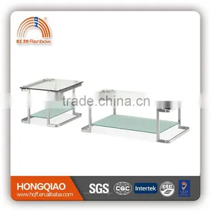 CT-06 ET-06 Stainless Steel Glass Modern Coffee Table thumbnail-1