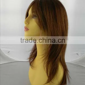 Synthetic Mono Parting Wig in Stock thumbnail-1