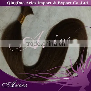 Full Cuticles Human New Indian Virgin Cheap Remy Hair Bulk thumbnail-1
