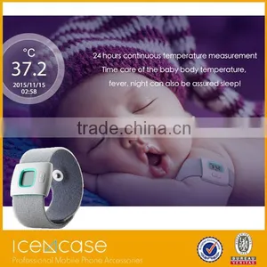 2016 Kids IFever Intelligent Wearable Electronic Digital Thermometer Smart for Baby Monitor Household With App thumbnail-1