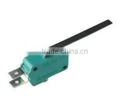 Subminiature Basic Switch, Single Pole Double Throw (SPDT), 250 Vac, 5 A, Straight Lever Actuator, PCB Solder Termination thumbnail-1