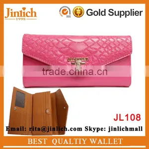 Women's Trifold PU Purse / Ladies Envelope Wallet thumbnail-1