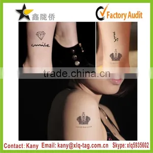 2015 Elegant Crown Gold Silver Black Custom Tattoo Supply thumbnail-1