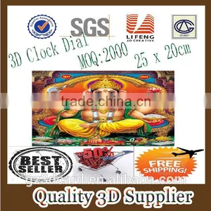Guangzhou Lifeng HOT! China High Definition 3d Clock Dial,3d Lenticlar Parts.lenticular Printing thumbnail-1