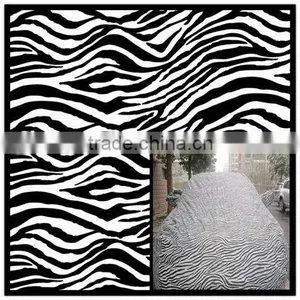 210T Zebra Print Taffeta Car Cover Fabric thumbnail-1
