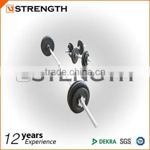 50KGS CAST IRON/CHROME DUMBBELL SET thumbnail-3