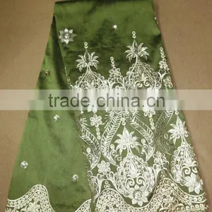 Hot Sale Girl Flower Lace George Fabric Indian Fashion George Fabric African George Fabric for Garments thumbnail-2