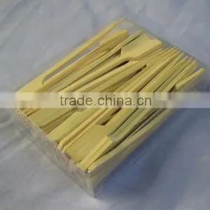 Safe Fruit Pick Roating 40cm Wooden Bbq Bamboo Skewer thumbnail-3
