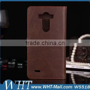 Crazy Horse Skin Leather Flip Case for LG G3, for LG G3 Leather Case thumbnail-1