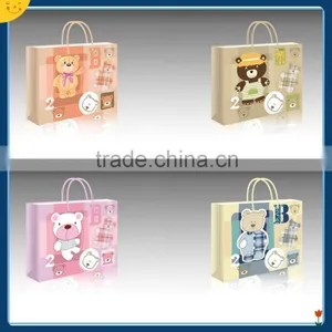 Hot New Products for 2015 Custom New Design BABY Gift Bag Paper Shopping Bag With Handles thumbnail-1