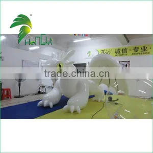 3M Long Best Quality White TPU Inflatable Toothless Dragon Animals Cartoon From Hongyi Toy thumbnail-5