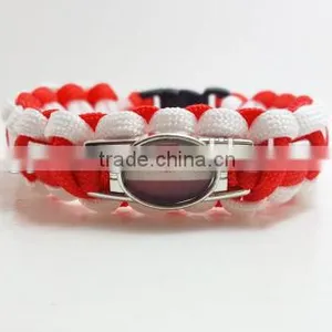 Custom Poland Polska Paracord Bracelet thumbnail-1