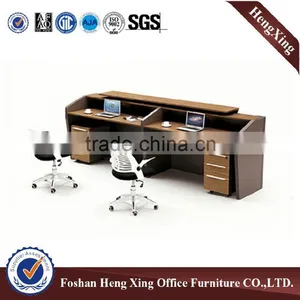 Standard Size Competitive Price Wooden Office Reception Desk HX-5DE149 thumbnail-2