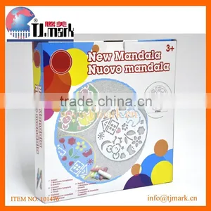 OUTDOOR SIDEWALK NEW MANDALAS CHALK STENCIL thumbnail-1