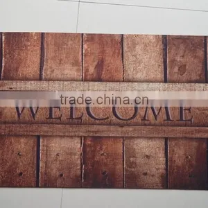 PP Printing Rubber Mat Personalized Doormat Rubber Backing Rubber Floor Mat thumbnail-2