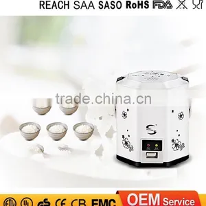 Round Shape Stainless Steel Electric Rice Cooker With Cooking and Keep Warm Function thumbnail-1