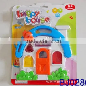 Funny Baby Toy Pretend Plastic Cartoon Toy House With Music and Light thumbnail-1
