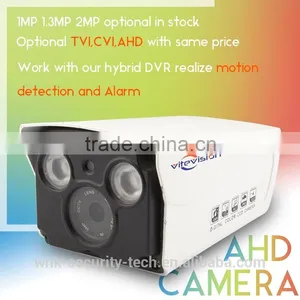 Vitevison Surveillance Brand HD 720p 1.3mp IR Waterproof Optional Bullet CCD CVI AHD Camera thumbnail-1