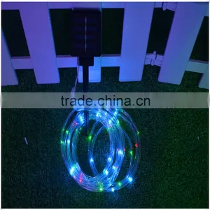 White Color Pvc Rope With Waterproof Battery Case String Lights thumbnail-1