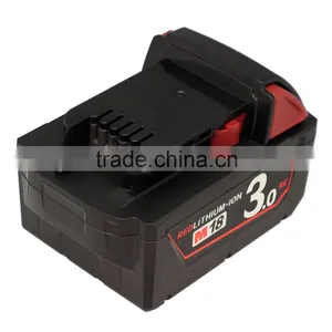 18V 3.0Ah M18 XC Red Li-ion Battery For Milwaukee 48-11-1820 1828 1815 1828 1840 thumbnail-6