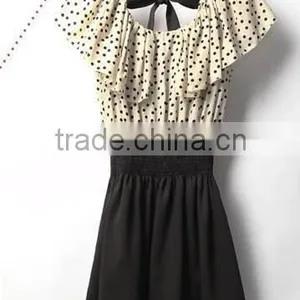 Hot Sale 2015 New Loose a One-piece Dress Elegant Fashion Lady Casual Dress Spring Party Woman Stylish Dress Women's Clothing thumbnail-1
