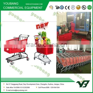 Plastic Shopping Trolley 100L thumbnail-1