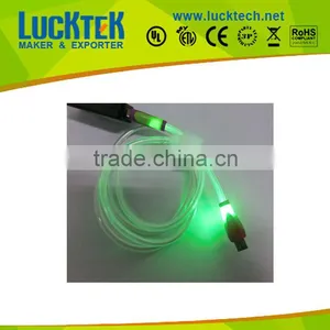 Factory-direct-sale Usb Cable With Light Oem for Phone 4 Cable thumbnail-1