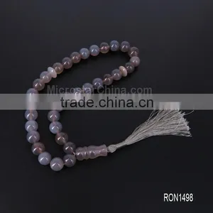 Wholesale Hot Sale Top Quality Allah Misbaha 33 Beads of Pink Quartz Tasbih Tesbih Tespih thumbnail-6