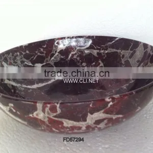 Red Zebra Marble Fruit Bowl for Wholesale Order thumbnail-1