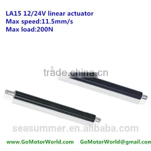200N Load 11.5mm/s 2000mm Stroke 12/24V Linear Actuator for Skylight Window-blinds Patient Lifter LA15 thumbnail-1