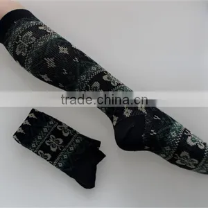 Custom OEM Wholesale Acrylic Knee High Socks thumbnail-1