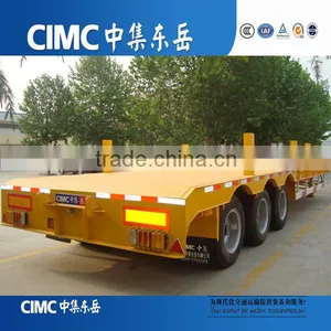3 Axles Gooseneck Lowbed Used Semi Trailer With FUWA Axle thumbnail-6