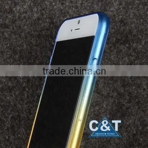 C&T Colorful Bumper Slim Clear Transparent Back Case Cover Skin for Apple Iphone 6 4.7 thumbnail-5