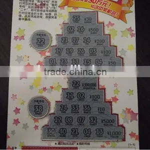 200g Thermal Paper Scratch Tickets Card Printing Quality Choice thumbnail-3