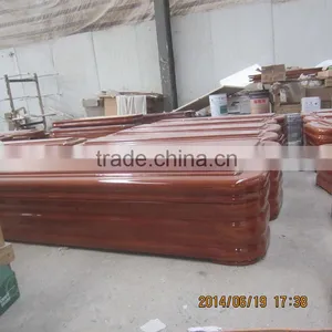 Chinese Cheap Wood Coffins / Wood Caskets for Dead Body thumbnail-3