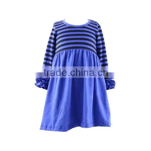 Infant Clothes Autumn Dress Wholesale Baby Remake Frocks White Skirt Icing Toddler Dress Ruffle Sleeve Dresses Girls thumbnail-6