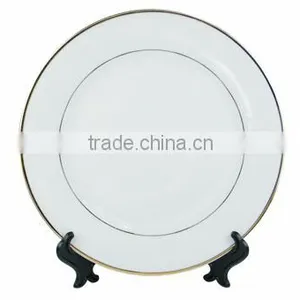 10 Inches Plate With Gold Rim/ Beautiful Plates/ Nice Printable Plate/ Plate for Sublimation/ Good Decorated Plate thumbnail-1