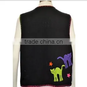 Sweater Vest for Old Women,women Button Sweater Vest Wholesale in 2015 thumbnail-2