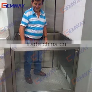 Latest Design Outdoor Vertical Handicap Wheelchair Platform Lift for Disabled thumbnail-5